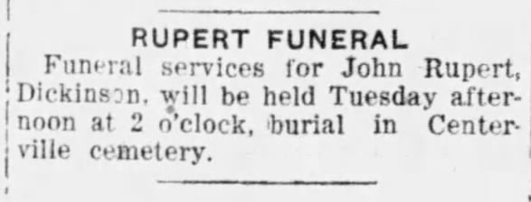 Clipping from The Sentinel